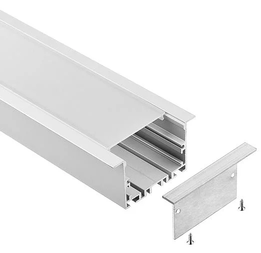 65mm Width Aluminium LED Profile for Ceiling Wall Recessed