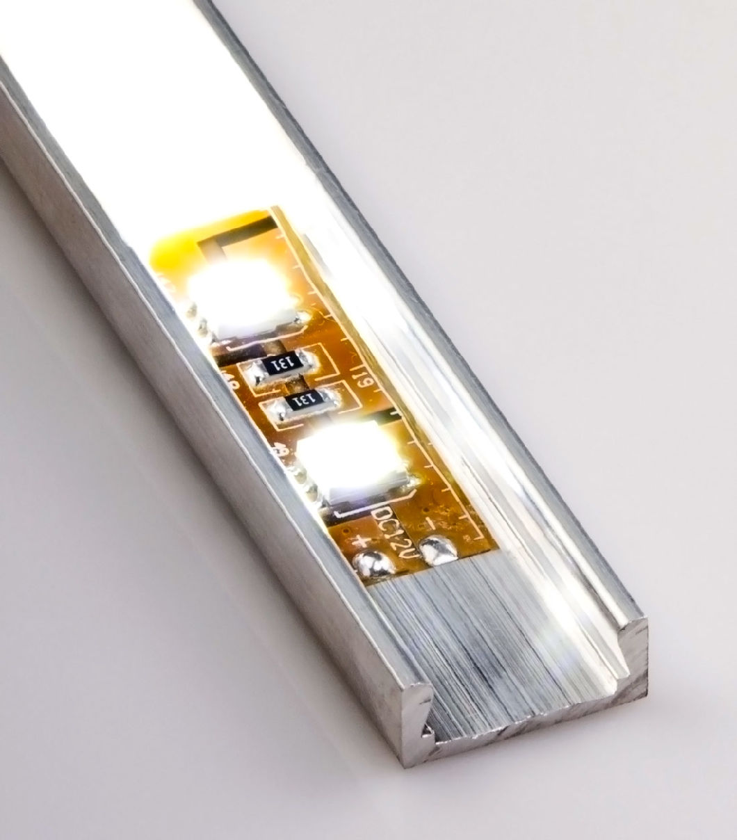 Micro Aluminum Extrusion Low Profile Surface Mount LED Profile Housing for LED Strip Lights