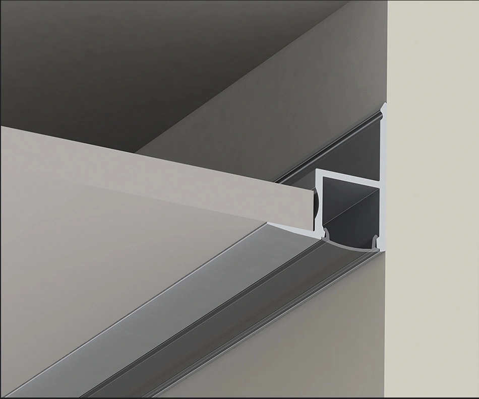 Drywall Profile Length Recessed Trimless Aluminium Profile Fitting Wall Ceiling Linear