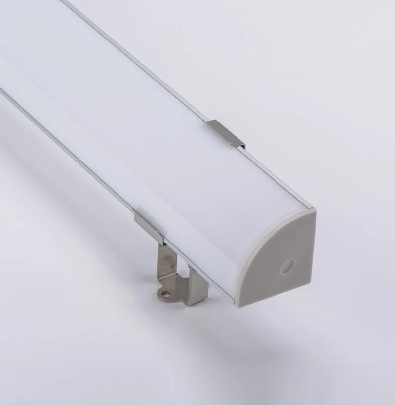 Corner or V Shape Mounting LED Strip Anodized Aluminum Mounted LED Channel Profiles Light Extrusion