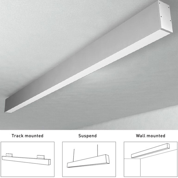 Large Size LED Light Profile Baseboard Aluminum Profile for Power Cover