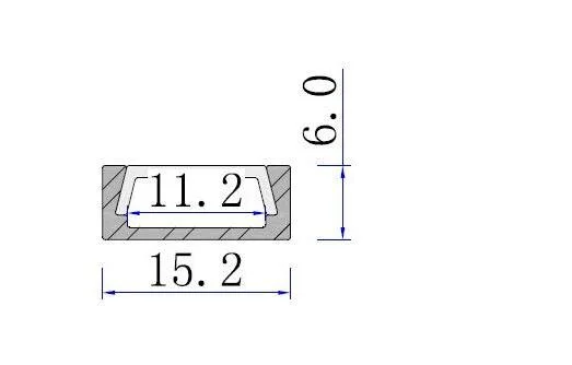 Tw1506 Surface Mounted LED Profile, Hot Sale in 2020.