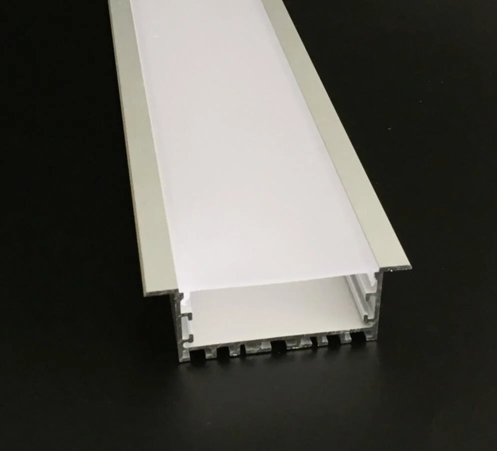 Waterproof Extrusion Aluminium LED Lighting Channel Profile Recessed LED Profile for Outdoor Architecture Decorations