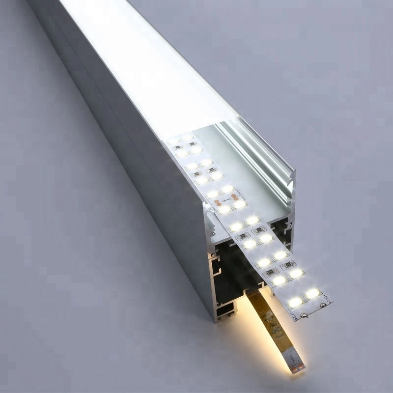 Hot Selling Surface Mounted Linear Aluminum LED Profile Extruded Channel for Suspended Lighting