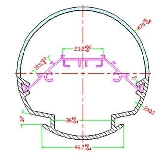 Newest Design 1200mm IP65 Plastic Extrusion Waterproof LED Linear Light Housing