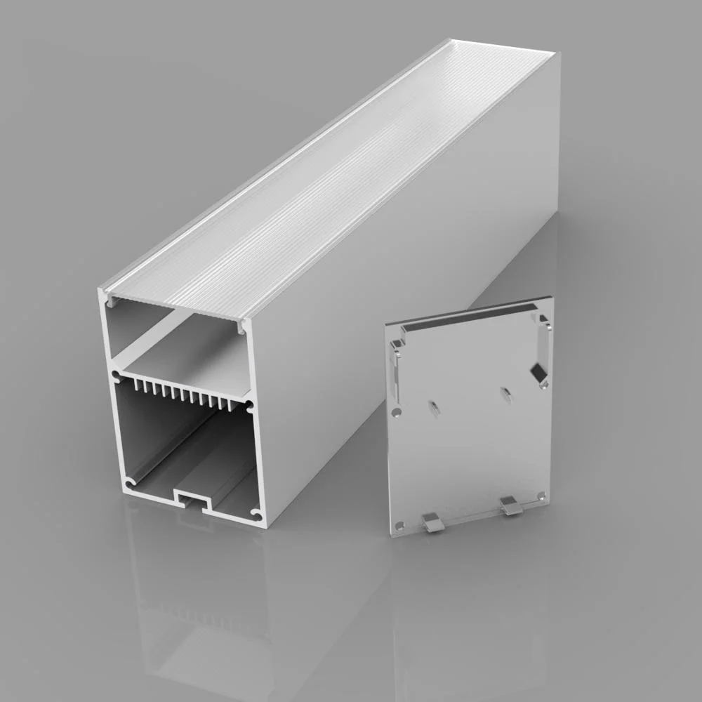 Double Layer Driver Put in 40mm Width LED Linear Lighting Aluminum LED Profile