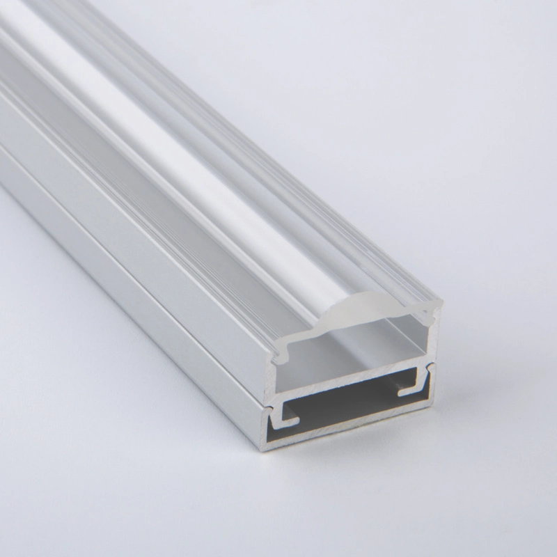 Suspended Aluminum LED Channel with Clear Lens 30 Degree Beam Angle