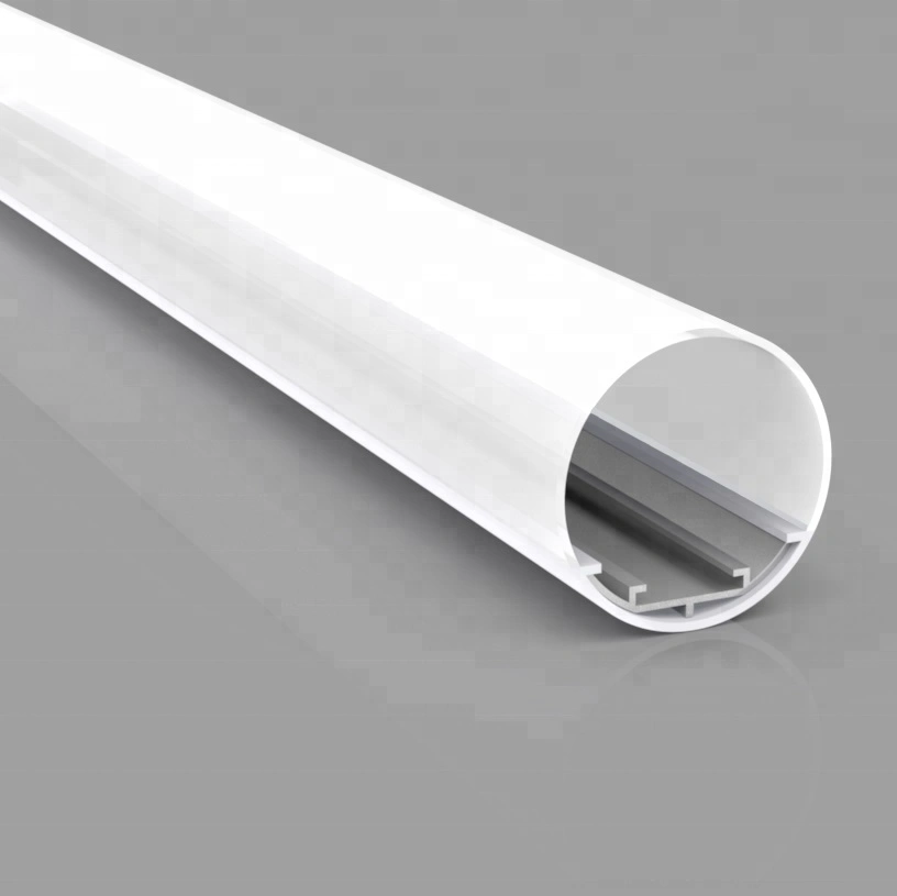 Tube Round Cover with Aluminum Extrusion Craft LED Profile for Hanging LED Strip Lighting