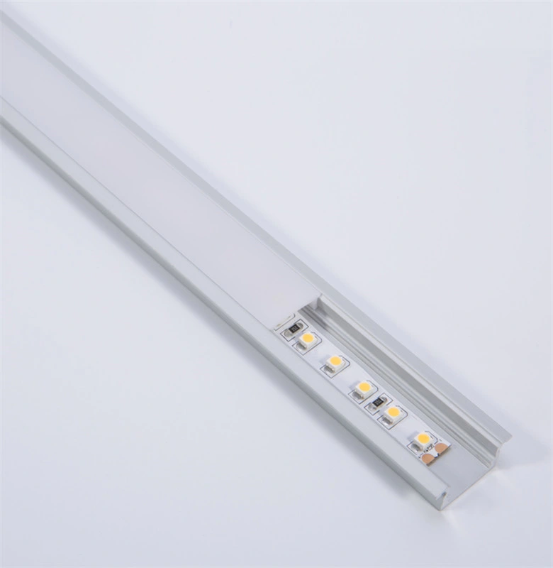 Ecoled Energy Hot-Selling U-Shaped LED Aluminum Extrusion with PMMA/PC Cover for Indoor Recessed LED Lighting and Decorations