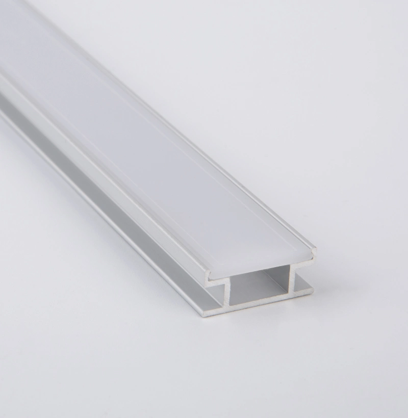 Small 10mm Inner Wide Floor Aluminum LED Profile for LED Strip Tape with Cover