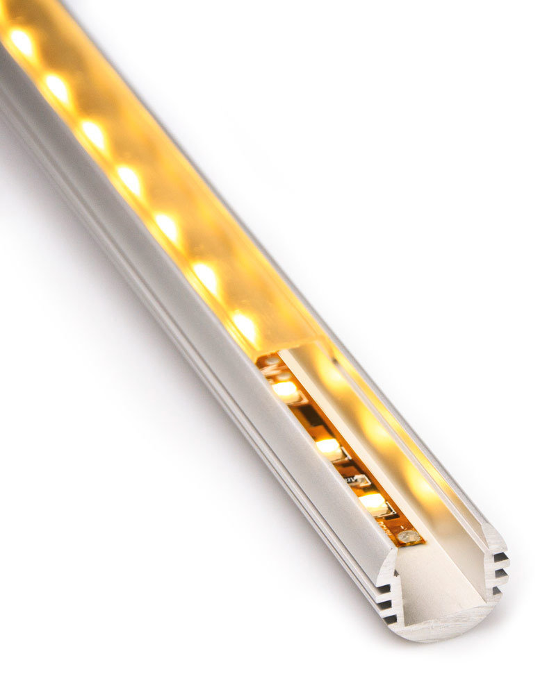 O-Shaped Anodized Aluminum Profile Housing for LED Strip Lights