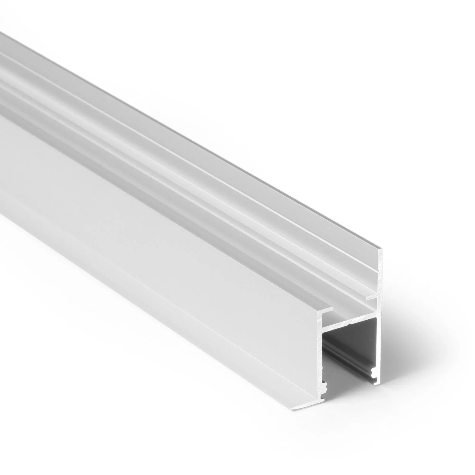 LED Profile Extrusion Diffuser Aluminum Chaneel PC Milky Cover for Suspended Mounting