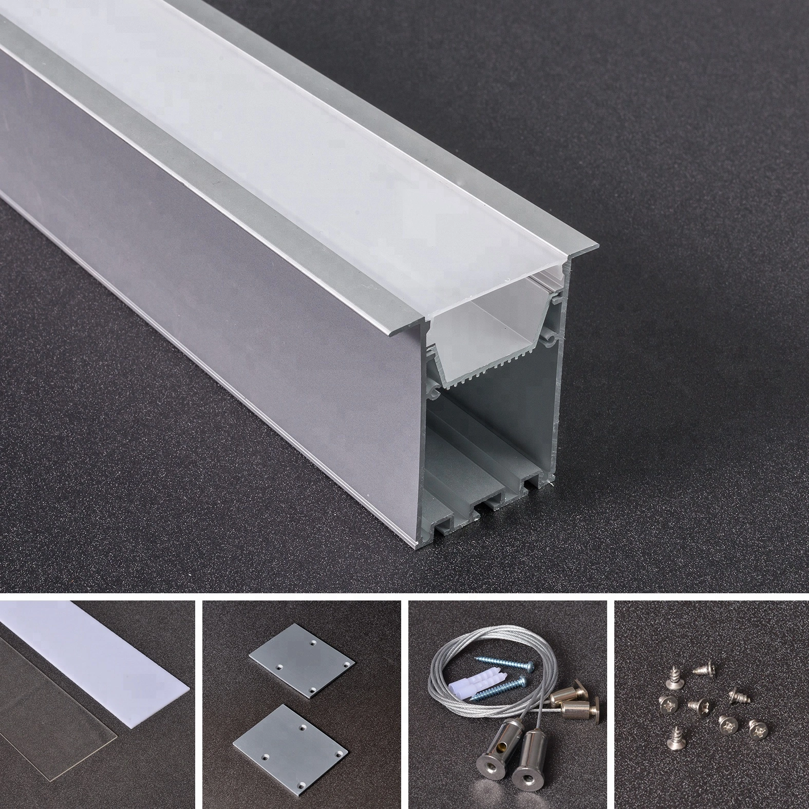 LED Aluminum Profile Surface Mounted Suspended LED Aluminum Channel Linear Light