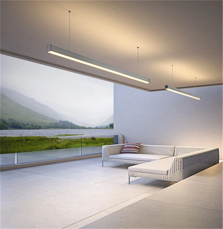 Suspended LED Linear Light& Double Side Light, Excellent Quality Tw-1849 Aluminum Profile