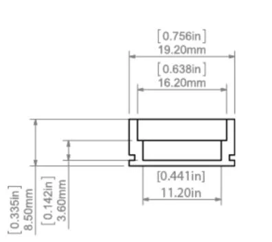 Customizable LED Profiles for LED Strip Channel-Step