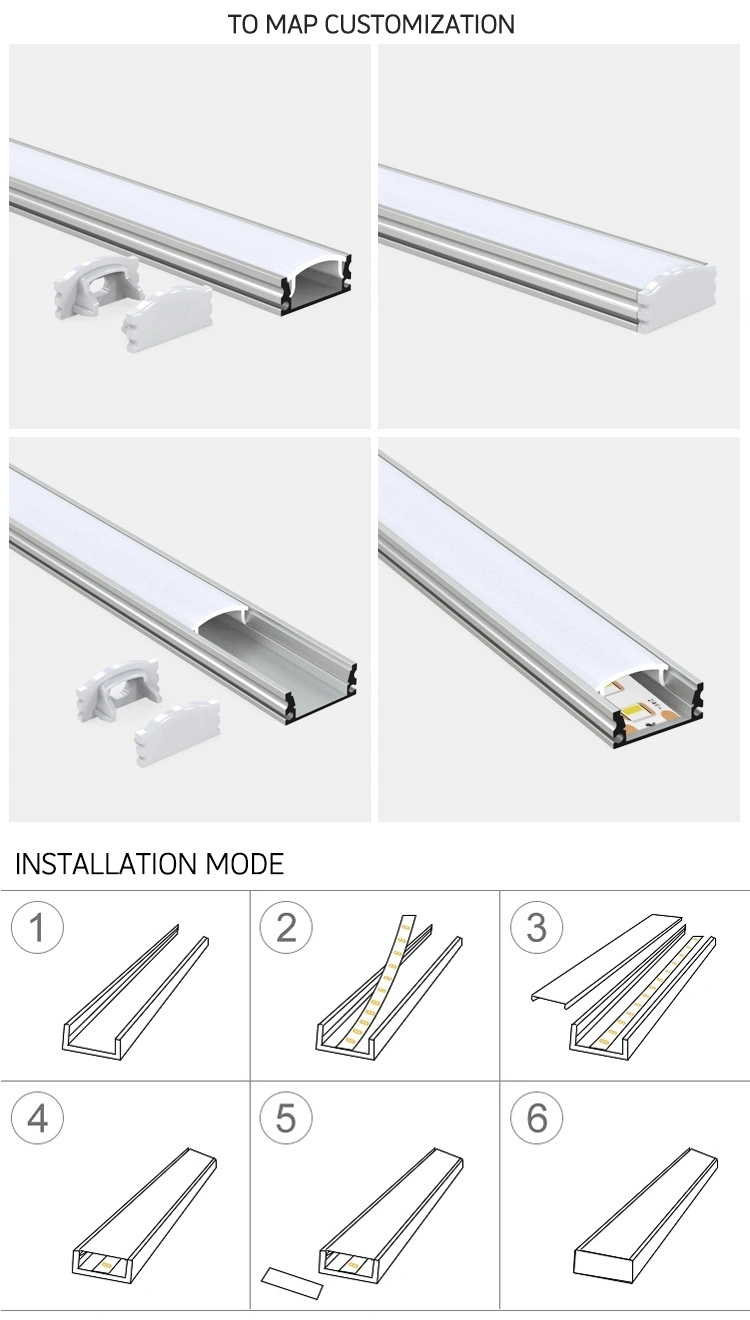 China Supplier 17mm Wide LED Aluminum Profile LED Housing