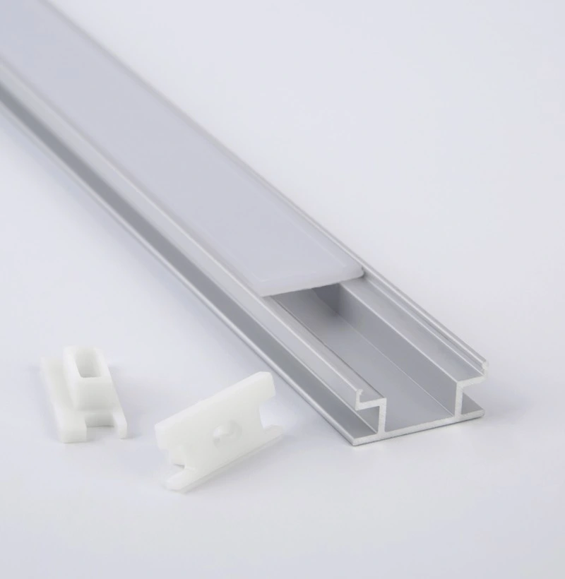 Small 10mm Inner Wide Floor Aluminum LED Profile for LED Strip Tape with Cover