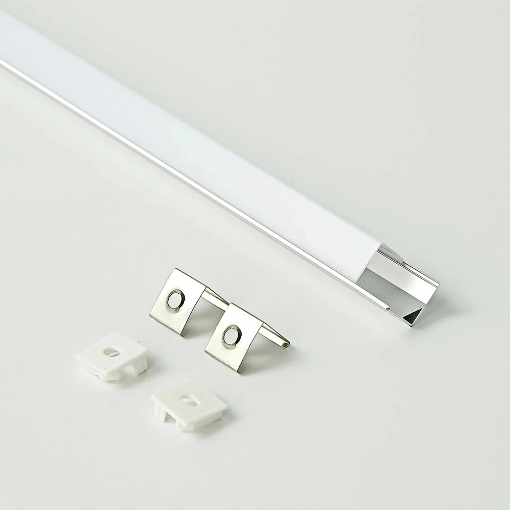 1616 Heat-Dissipating U-Shaped Extruded Aluminum LED Aluminum Profile for Linear Aluminum Lamps