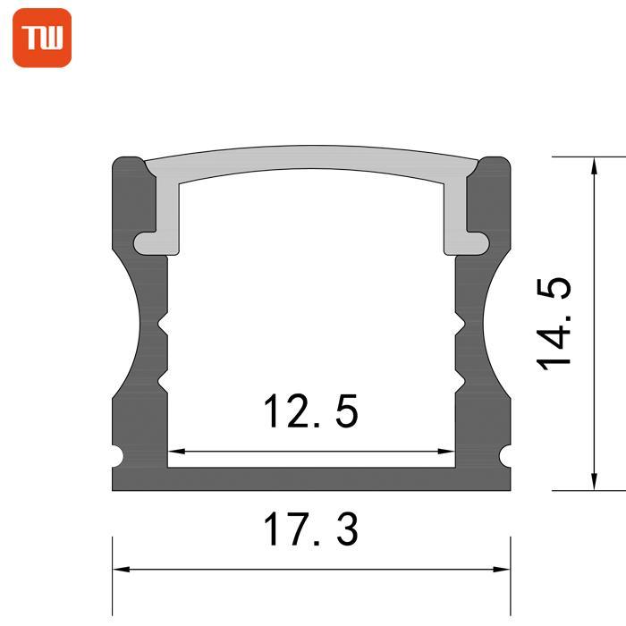 Surface Wall Wash Doors Custom Made Aluminum Extrusion Lighting LED Light Strip Outdoor Profile Recessed Aluminum Aluminium LED Profile