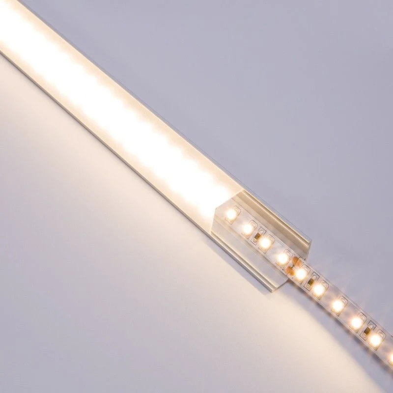 W16mm *H16mm Aluminum LED Soft Extrusion Profile for Kitchen Cabinet LED Channel Lighting