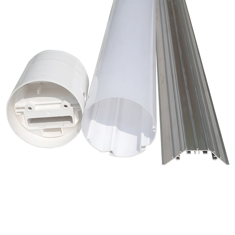 New Design IP68 Tri Proof LED Light Cylinder-Shaped Full PC Aluminum Profile Waterproof Light Fixture