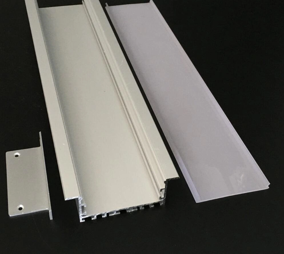 Waterproof Extrusion Aluminium LED Lighting Channel Profile Recessed LED Profile for Outdoor Architecture Decorations