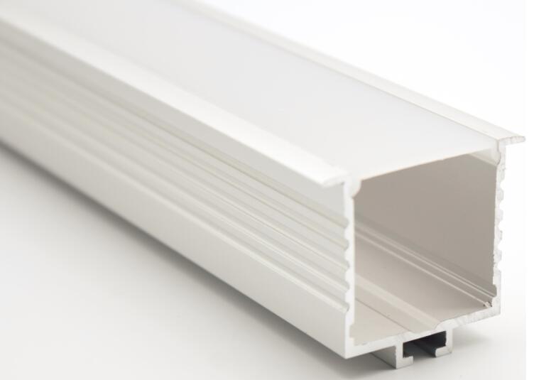 Hot-3535mm Flat Design 31mm Width Flex Strip Recessed LED Aluminum Profile Housing