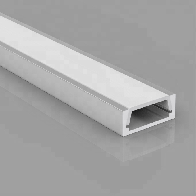 2019 New Custom Surface Slim Alu Extrusion Heatsink Strip Light Kanal Channel LED Aluminum Profile