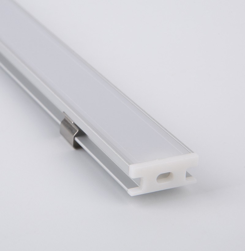 10m Indirect Lighting Aluminum LED Profile U LED Strip 19mm X 8mm, Channels, Lighting Extrusions LED Floor Tiling