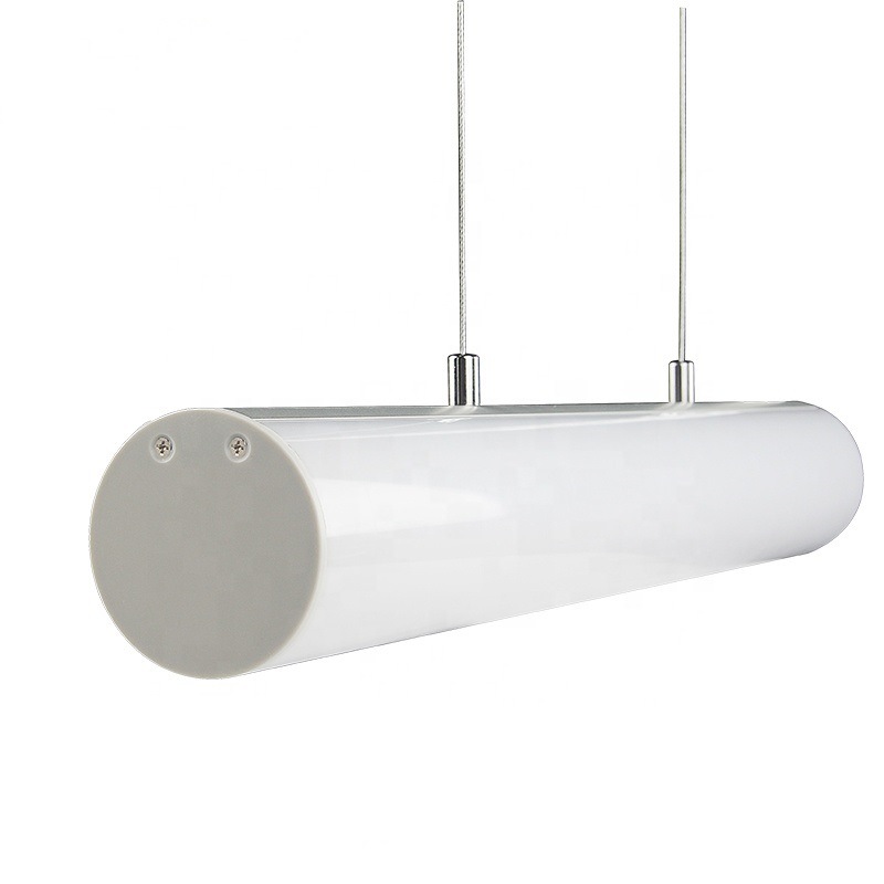 High Power Commercial Round Shape Aluminum Extrusion LED Linear Light Fixture