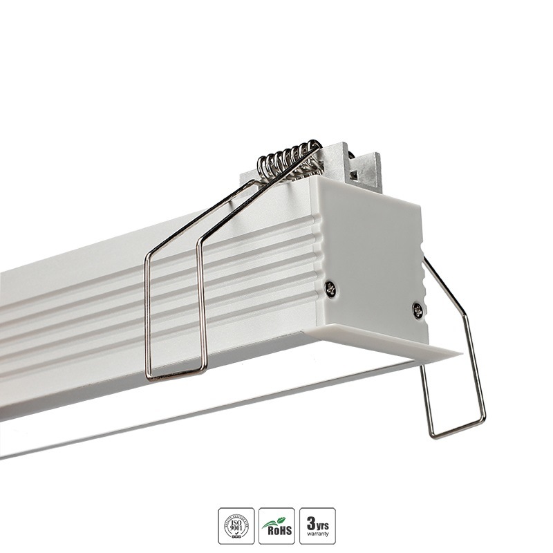 Recessed Heatsink Extruded Profile for LED Strips Ceiling Wall Light China Top Aluminium Profile Manufacturer