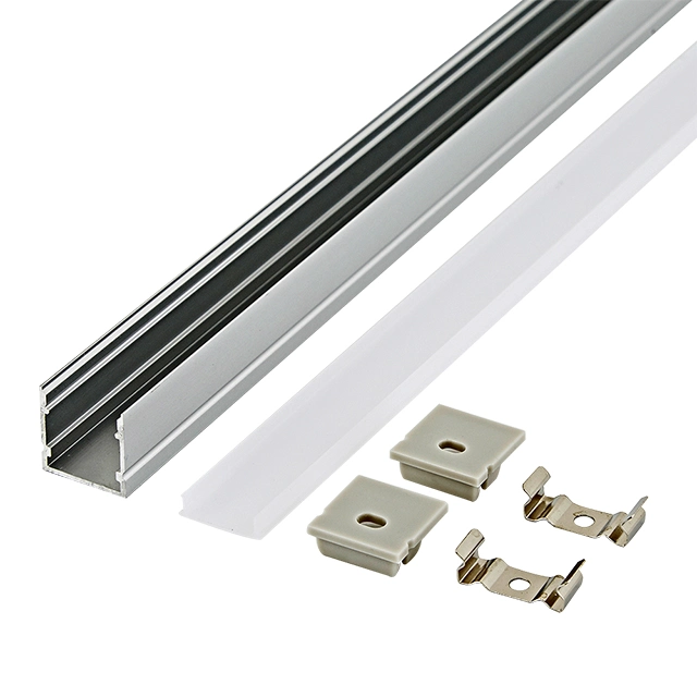 20X20mm Square LED Aluminum Profile Flexible LED Aluminum Strip Mounted U-Shaped LED Aluminum Channel