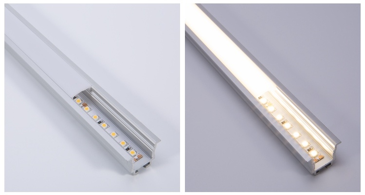 Alu-Tw2318 Easy Mounted Recessed Aluminum LED Profiles for LED Strip Light