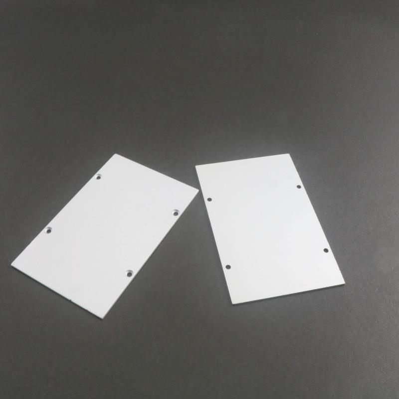 63mm*100mm LED Rectangle Flanged Aluminum Profile for Recessed LED Lighting