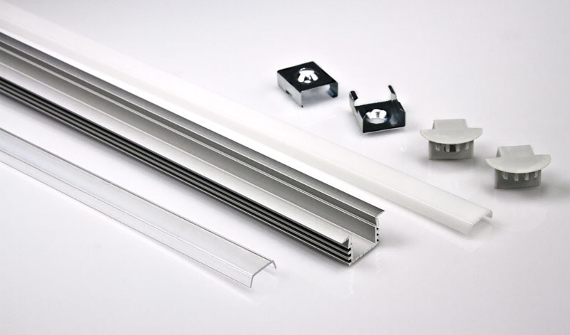 Deep Flush Mount Aluminum Profile Housing for LED Strip Lights