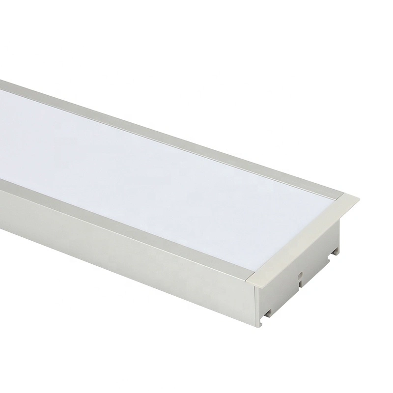 60mm Wide LED Profile Recessed Aluminum Profile for LED Strips