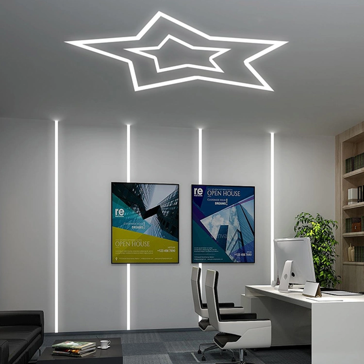 LED Aluminum Profile with PC Diffuser/Mounting Endcap for Linear Lighting