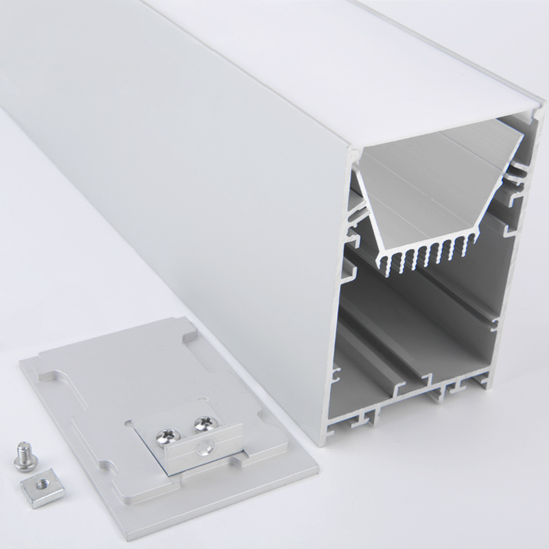 Double Side Shine Heavy Duty Aluminum Extrusions for up-and-Down LED Strip Light