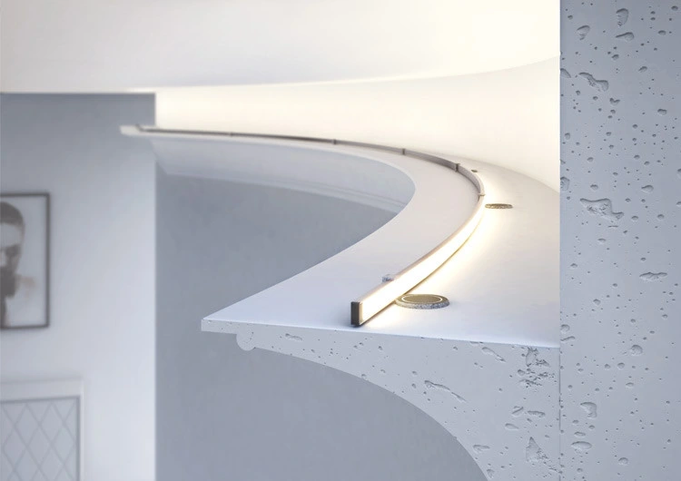 LED1818 Alloy Aluminum Extrusion Profile Corner LED Aluminum Profile for LED Decorations Strip