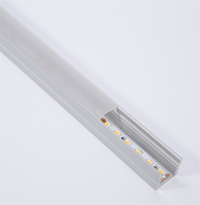 Housing Lighting Aluminum Extrusions 17*15mm LED Strip Light Profile