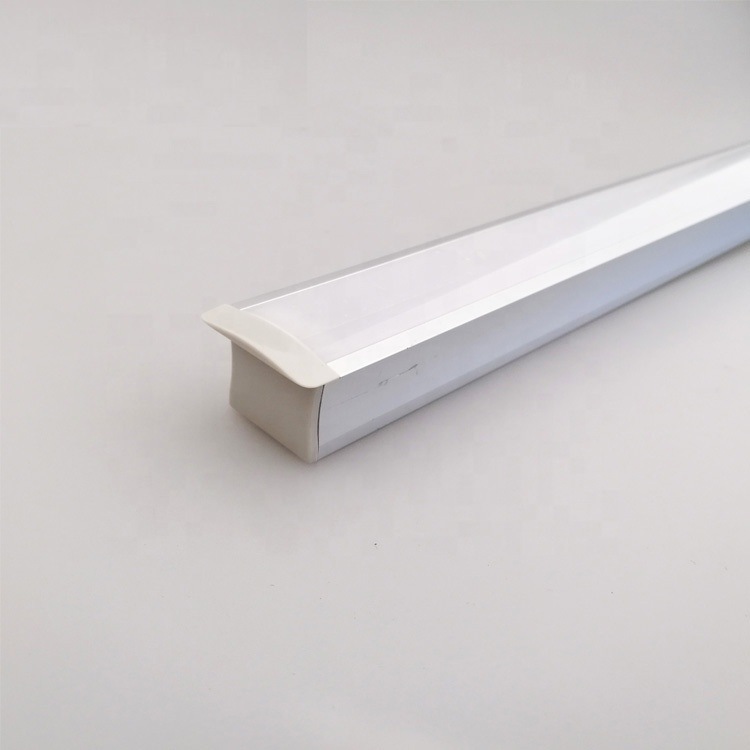 Customized Aluminum Alloy 6063 Recessed Mounted Aluminum LED Profile for SMD LED Strip Light Aluminum Extrusion