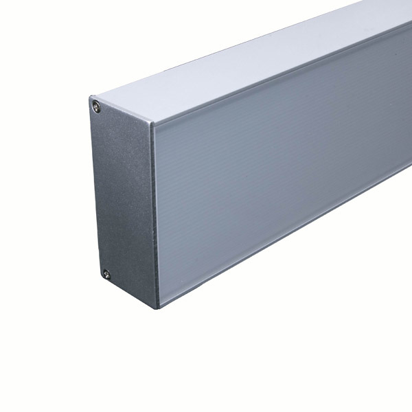 74mmx32mm OEM Anodized LED Aluminium Profile Installed as Surface Use, 60mm Width for LED Strip