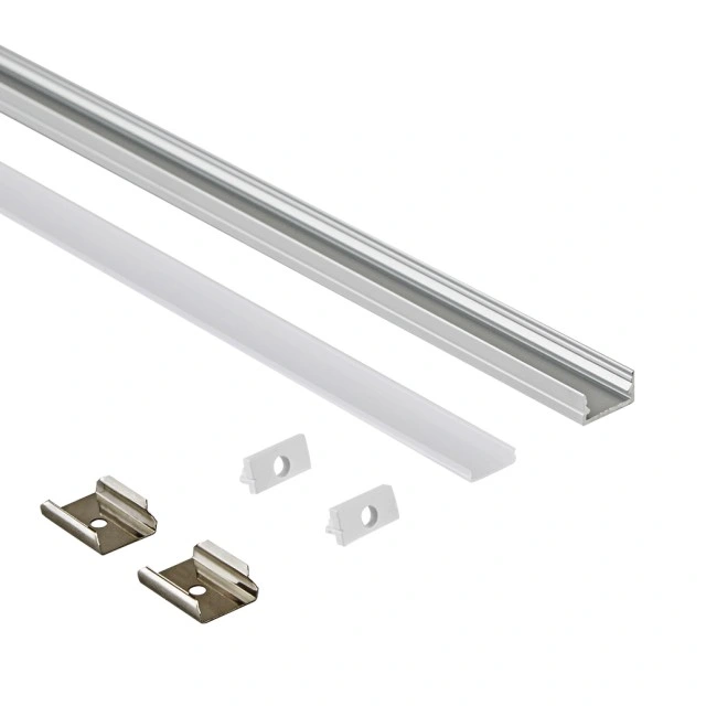 14X7 Outline Display for Bed Cabinet LED Light Ultra-Thin LED Aluminum Profile IP65 Surface Mount LED Strip Profile