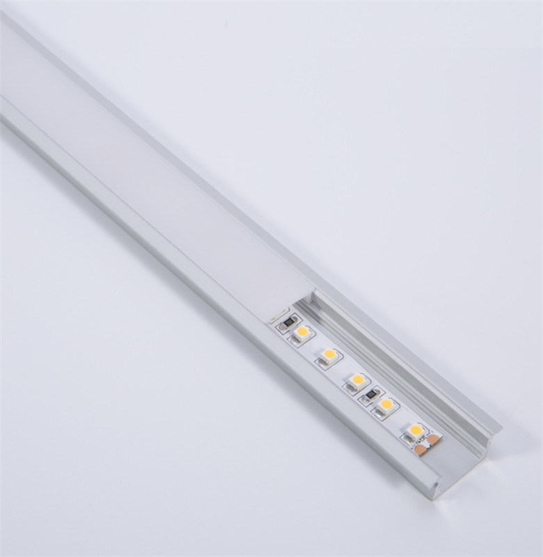 Ecoled Energy Extruded Channel Lighting Bar up Down Heat Sink Housing Extrusion Aluminium Recessed LED Profile