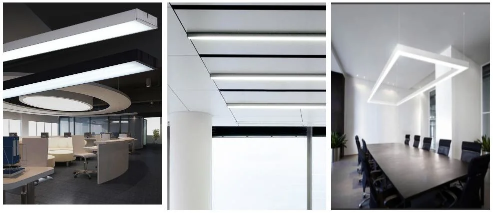 65mm Width Aluminium LED Profile for Ceiling Wall Recessed