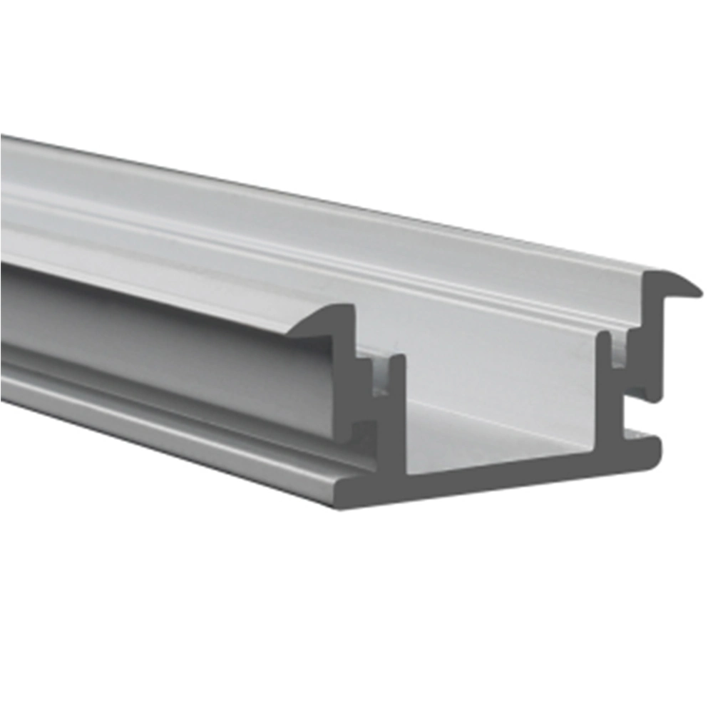 2m Floor Recessed Aluminium Profile for Strips, Frosted Diffuser, for Max 12mm Width Strip, 11mm Depth