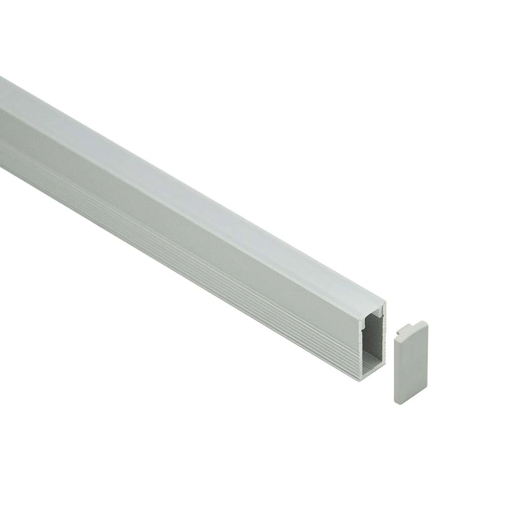 9.7*H20mm Surface Mounted LED Aluminum Profile Extrusion Channel for Indoor Ceiling Lighting