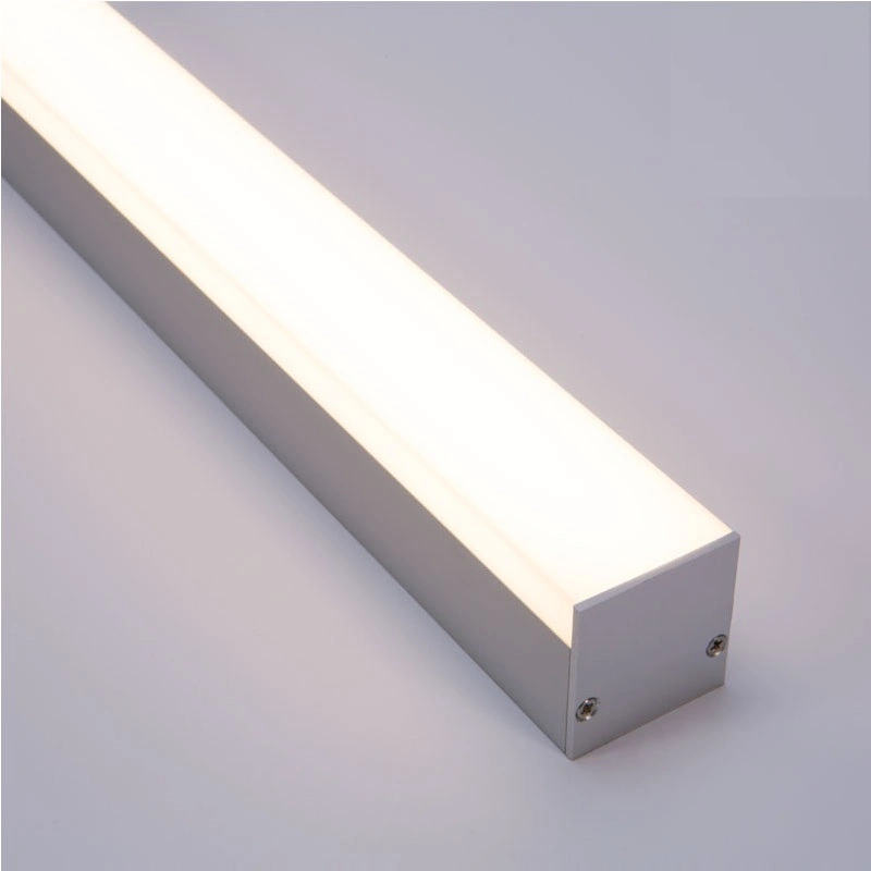 Recessed Flat Frosted Diffuser PC Cover Aluminum LED Profile/ Extrusion Housing Channel for LED Strip Light