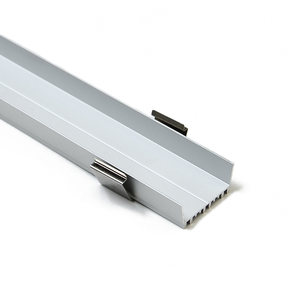 Alu5070 Suspended Rectangular LED Profile for LED Strip - Aluminium LED Channel C/W Diffuser + End Caps