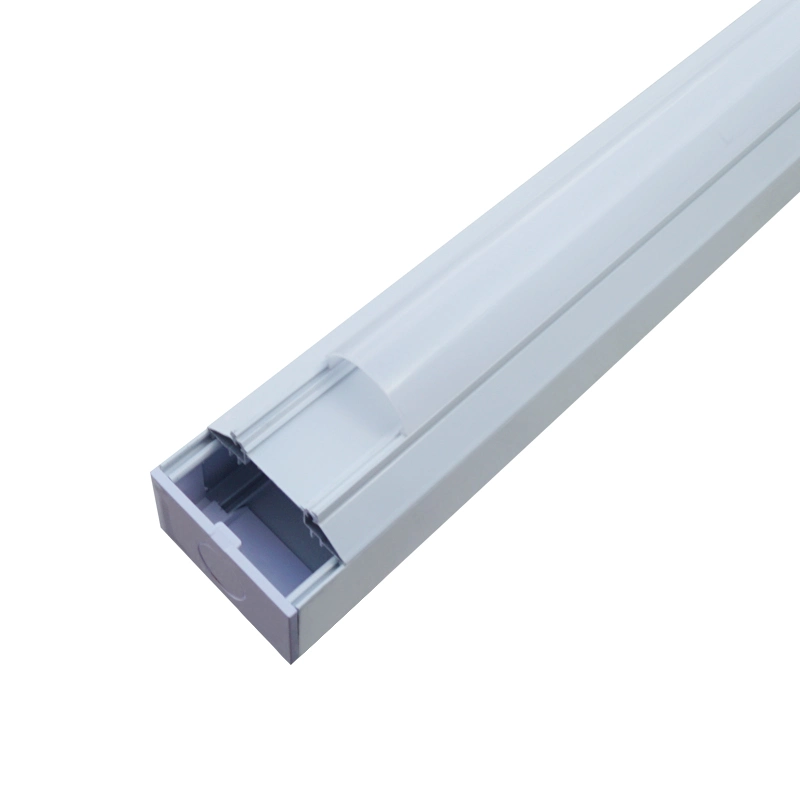 Ultra-Thin T8 LED Batten Tube Light Linkable Integrated Linear Light Fixture Housing